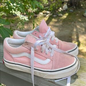 Vans Kids Light Pink Sneakers 12.5